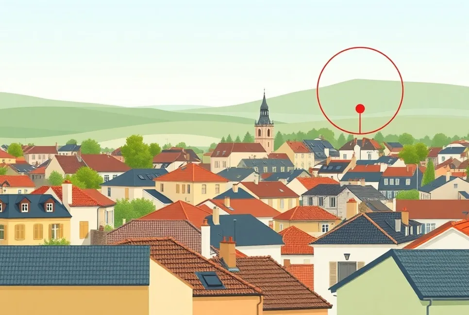 Carte du secteur d'intervention autour de Aubervilliers (93300)